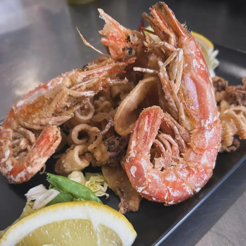Frittino di calamari e gamberi